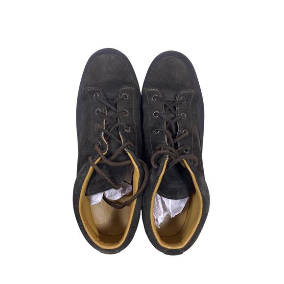 Polo Ralph Lauren Suede Leather Boots Men’s Size 10 Dark Grey Casual Ankle Boots - Picture 4 of 7